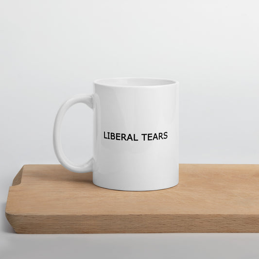 LIBERAL TEARS - White glossy mug